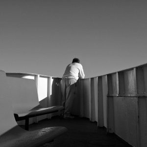 Man at Bow, Nantucket Ferry, 2010